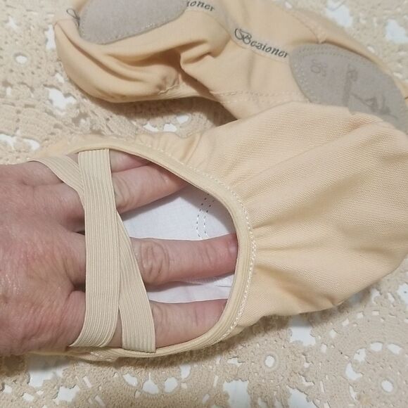 Bezioner Girls Canvas Ballet Shoes Slipper for Kids Women,Yog - Picture 8 of 10